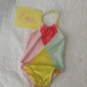Baby girl one piece swim suit